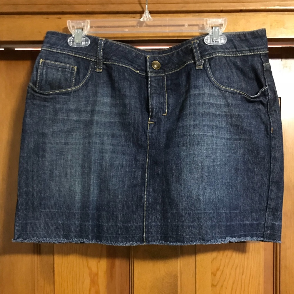 Dark Wash Jean Skirt